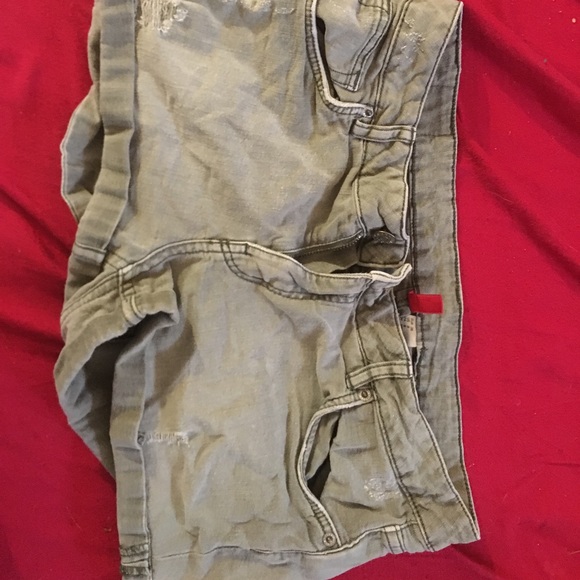 H&M denim shorts , red and green bundle! 15 for 2 - Picture 6 of 8